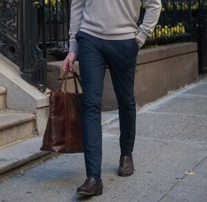 Collars & Co Apex Tech Pant Performance Men's 36x30 Blue New Tags